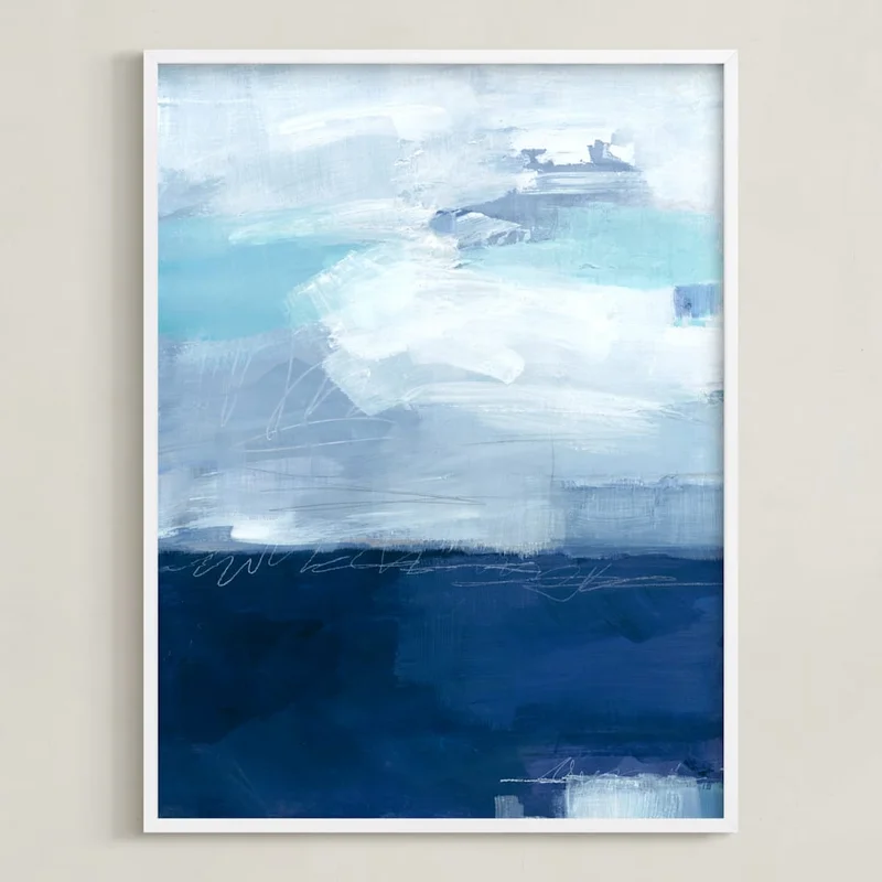 Weight Of Indigo Water Limited Edition Fine Art Print 2 by Alison Jerry | Minted