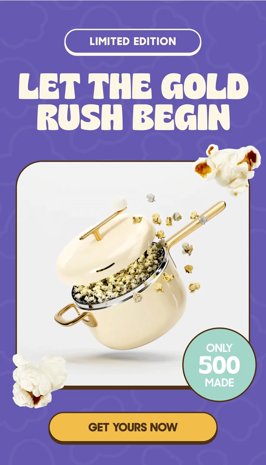 LIMITED EDITION LETT THE GOLD RUSH BEGIN ONLY 500 MADE GET YOURS NOW