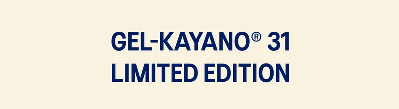 Gel-Kayano 31 limited edition