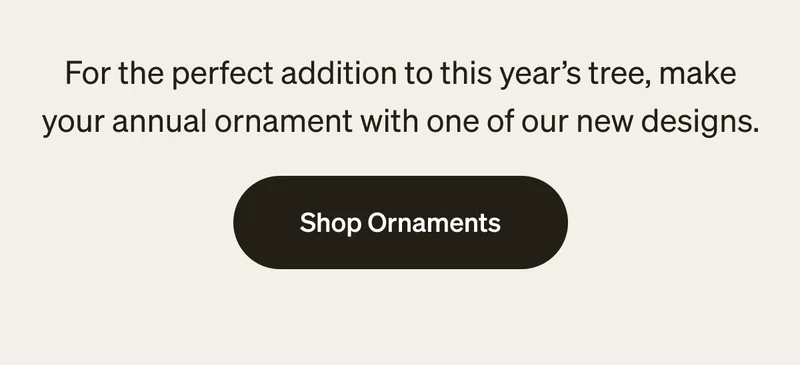 $8 Ornaments + Free Shipping