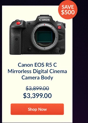 Canon EOS R5 C Mirrorless Digital Cinema Camera Body