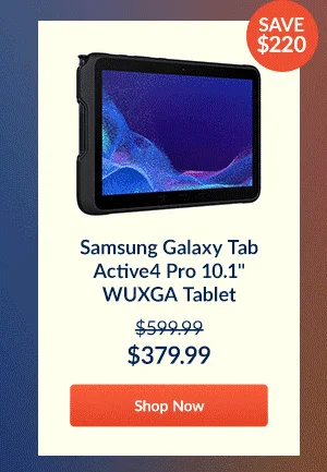 Samsung Galaxy Tab Active4 Pro 10.1inches WUXGA Tablet