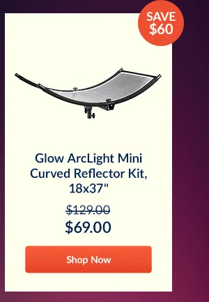 Glow ArcLight Mini Curved Reflector Kit, 18x37Glow ArcLight Mini Curved Reflector Kit, 18x37