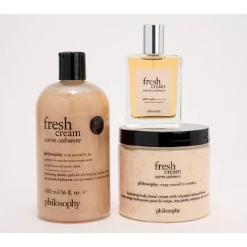 philosophy wrapped in cashmere body layering trio