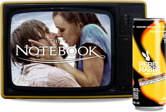 The Notebook with a Wild Hare Mandarin Orange