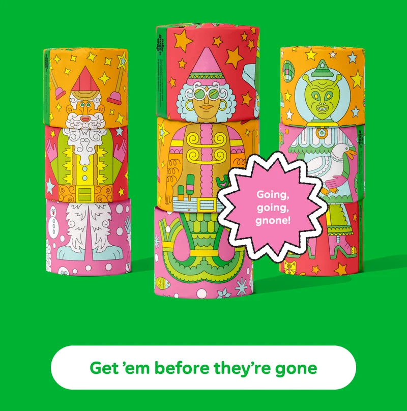 *Going, going, going Button: Get' em before they're gone