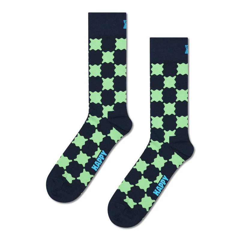 Wobbly Check Sock