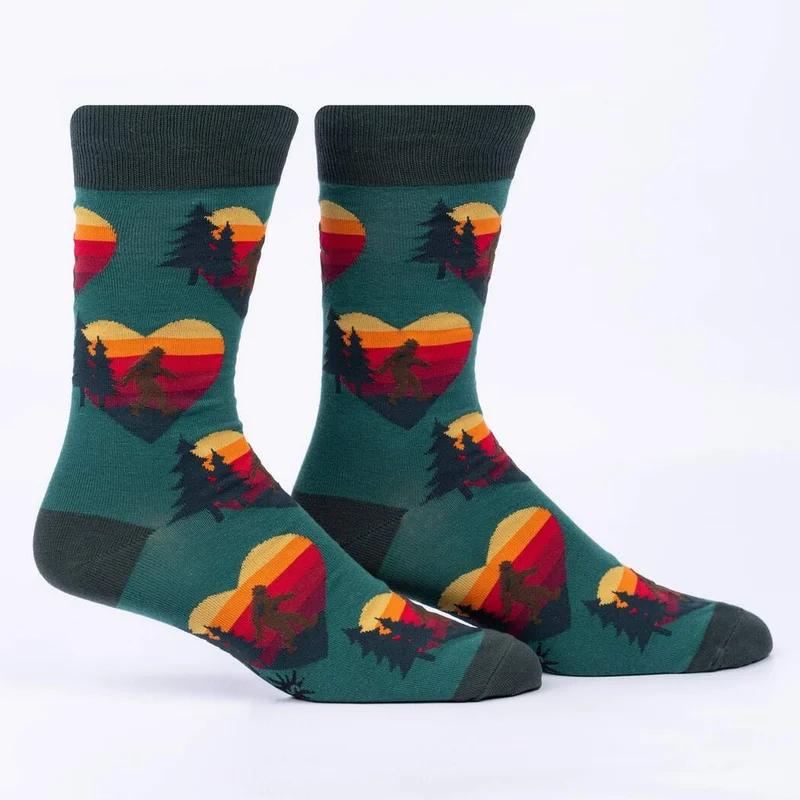 Image of Seeking Sasquatch Men's Crew Socks