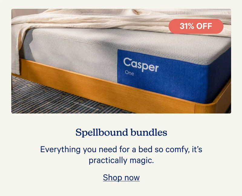 Spellbound bundles; Everything you need for a bed so comfy, it's practically magic.