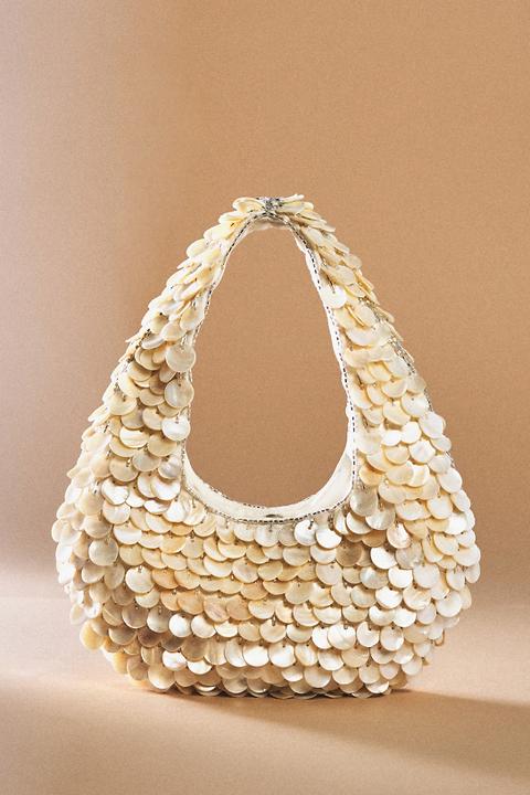 Jewel by Badgley Mischka Shell Shoulder Bag