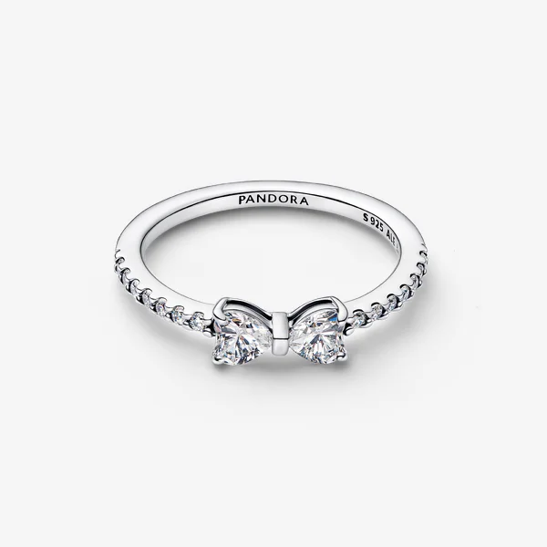Sparkling Bow Ring