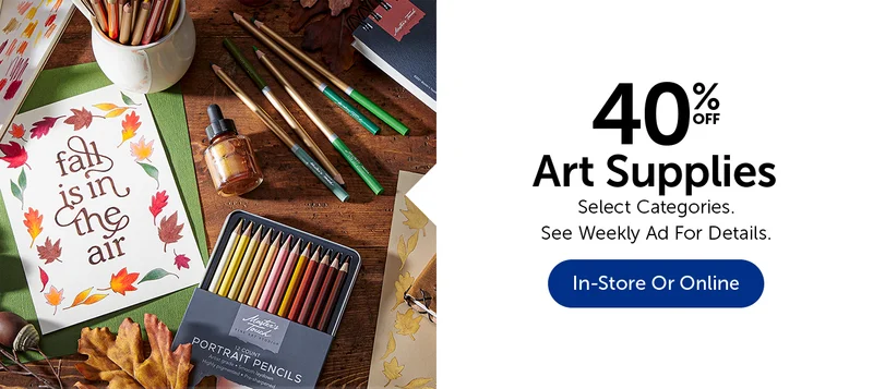 40% Off Art Supplies