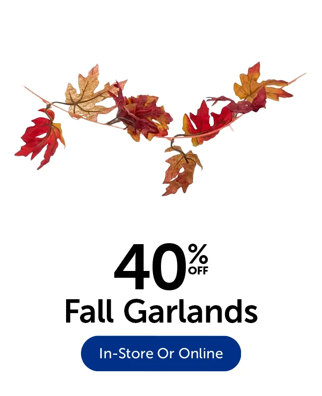 40% Off Fall Garlands