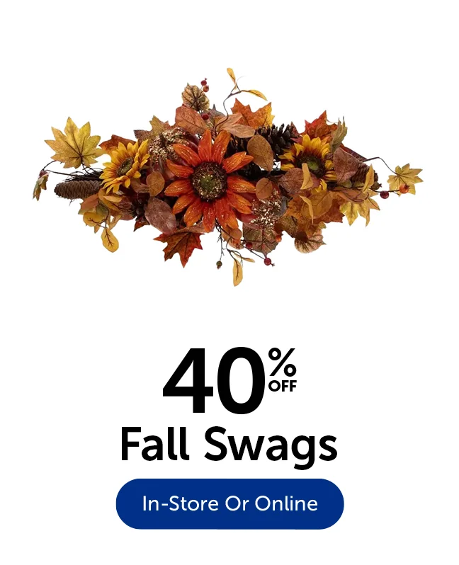40% Off Fall Swags