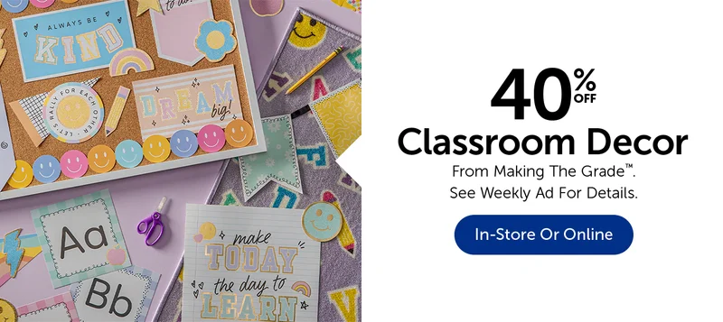 40% Off Classroom Decor - From Making The Grade™
