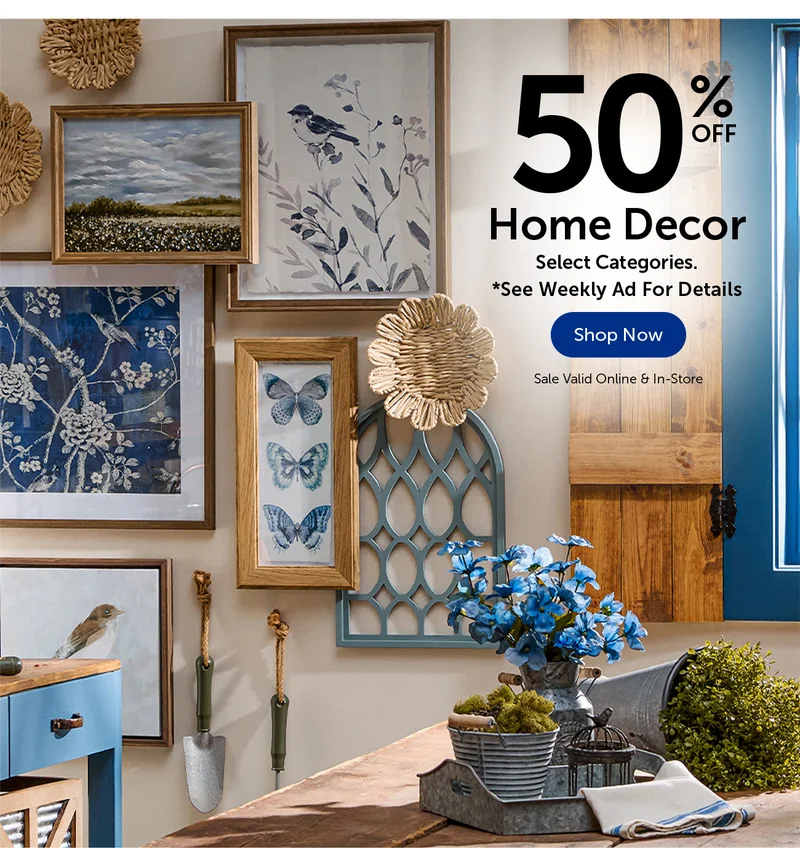50% Off Home Decor