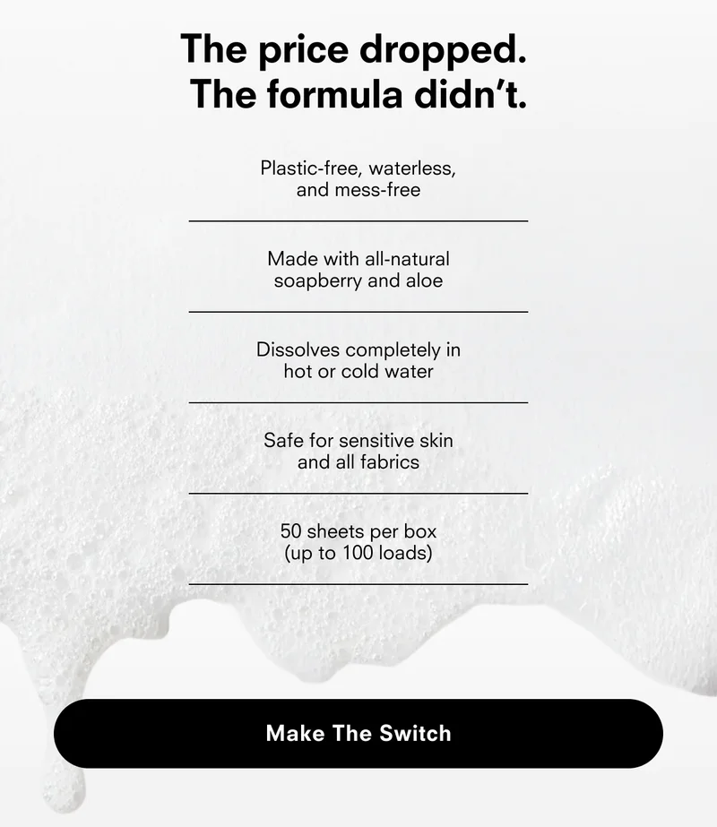 The price dropped. The formula didn't.