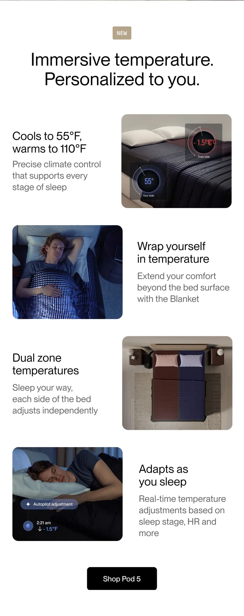 Immersive temperature. Personalized to you.