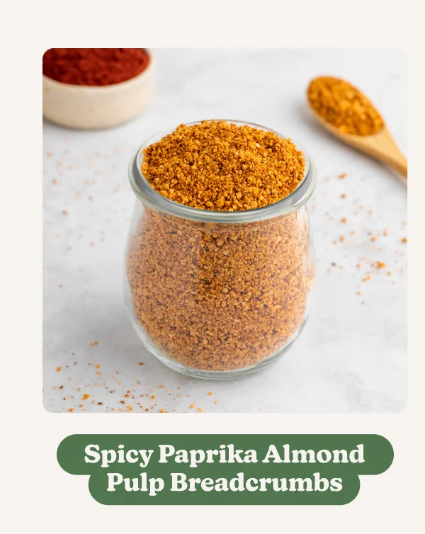 Spicy Paprika Almond Pulp Breadcrumb recipe