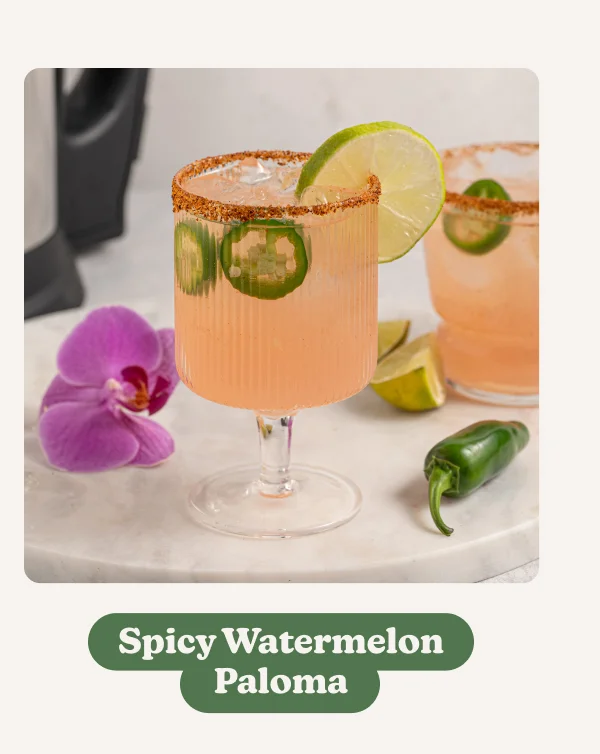 Spicy Watermelon Paloma recipe