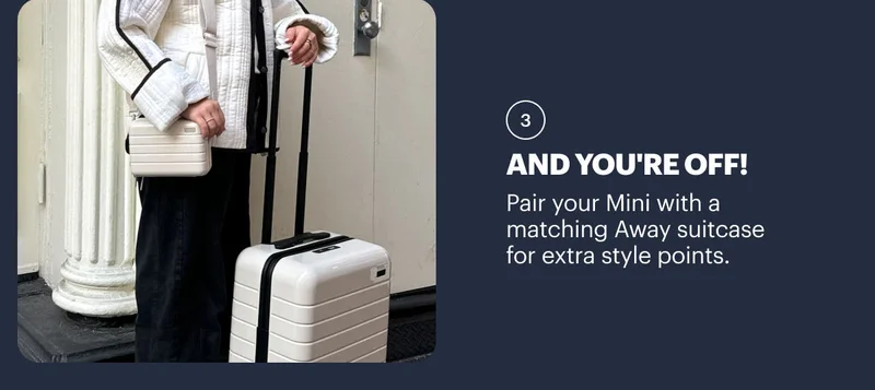 Or pair your mini with a matching away suitcase!