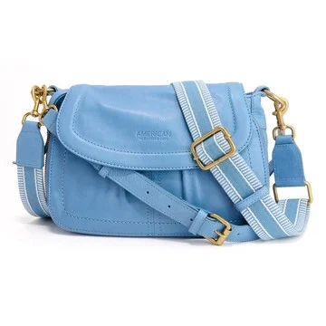 American Leather Co. Leather Crossbody with Two Straps