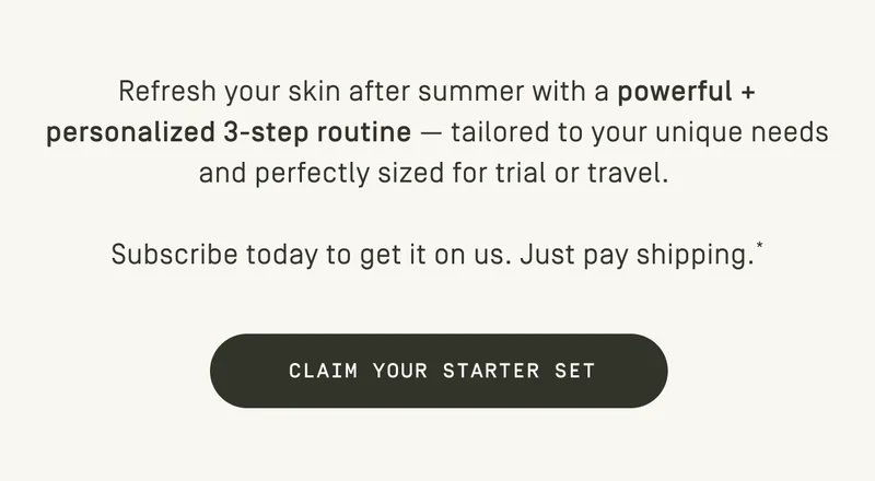 Claim your starter set