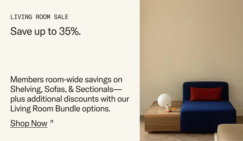 Save up to 35% during The Living Room Sale