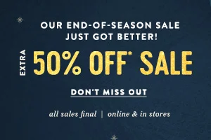 Extra 50% Off* Sale