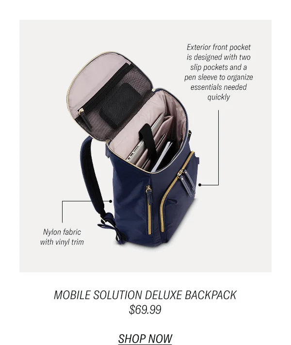 Mobile Solution Deluxe Backpack