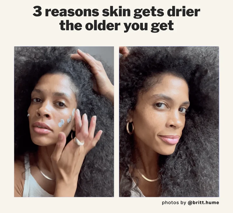 3 reasons skin gets drier the older you get