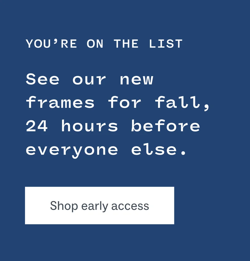 Shop early access
