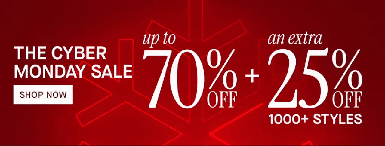 THE CYBER MONDAY SALE