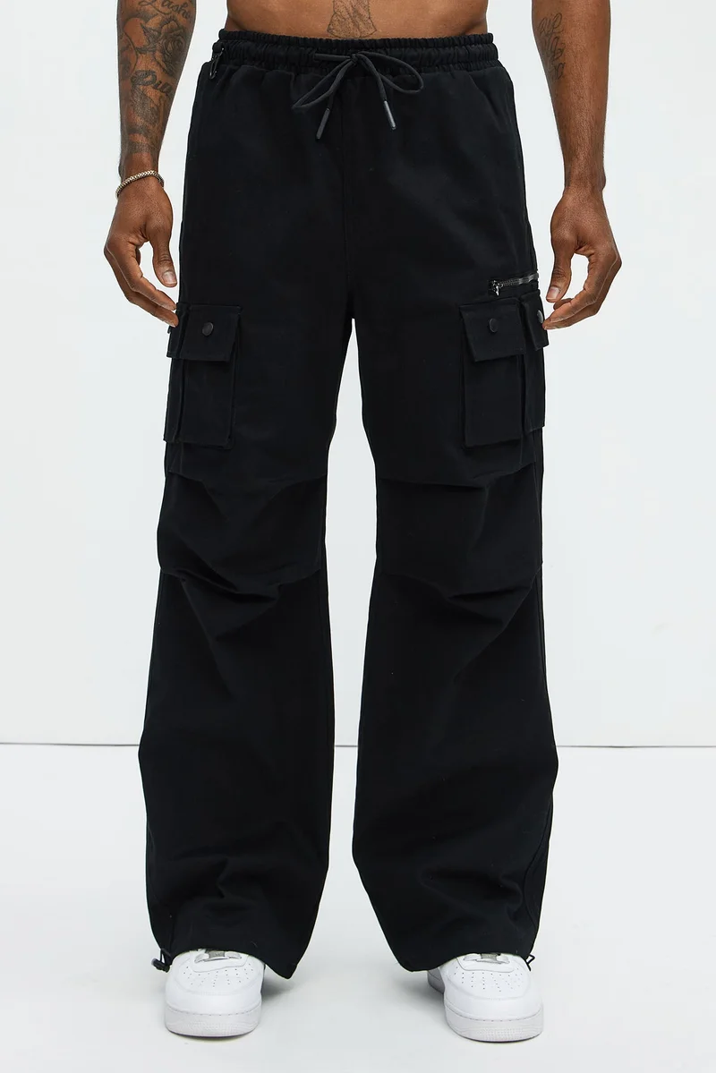 Image of Practicable Baggy Utility Pants - Black