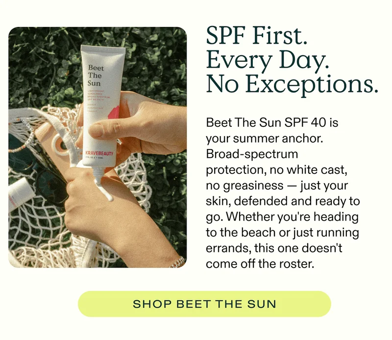 SPF First. Every Day. Shop Beet the Sun