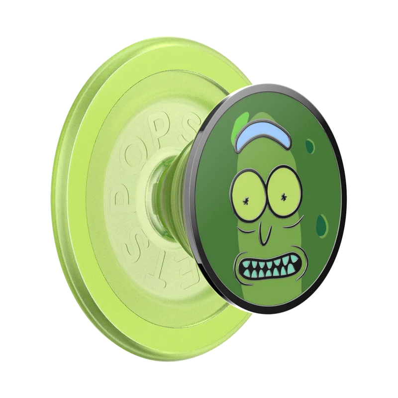 Image of Enamel Pickle Rick — MagSafe PopGrip