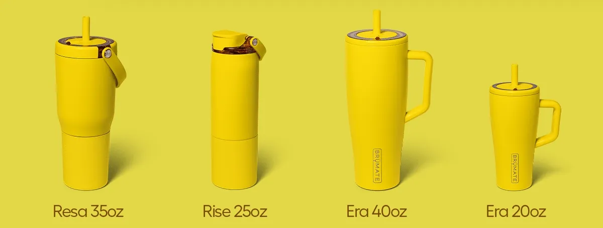 Rise 25oz, Era 40oz, Era 20oz, Müv 15oz