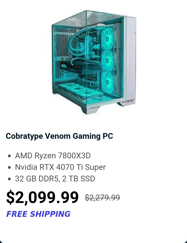 Cobratype Venom Gaming PC