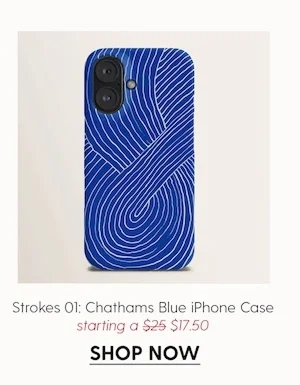 Strokes 01: Chathams Blue Edition iPhone Case