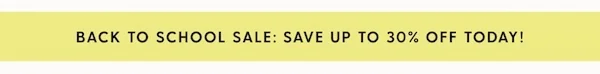 back to school sale