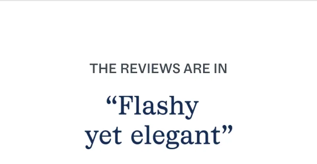 The Reviews are in
