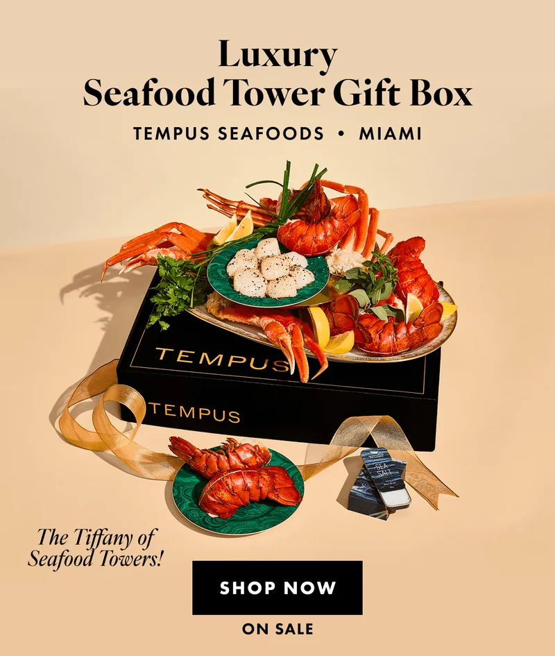 Tempus Seasfoods' Luxury Seafood Tower