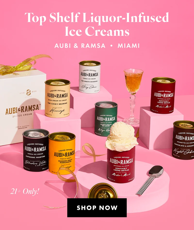 Aubi & Ramsa's Liquor-Infused Ice Creams Aubi & Ramsa's Liquor-Infused Ice Creams