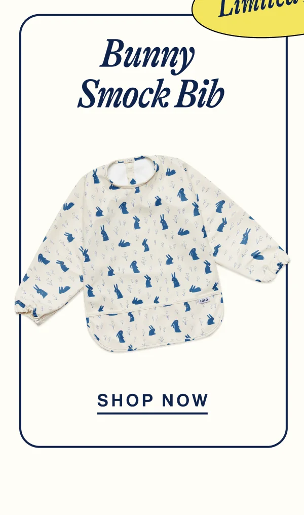 Limited Edition! Bunny Smock Bib
