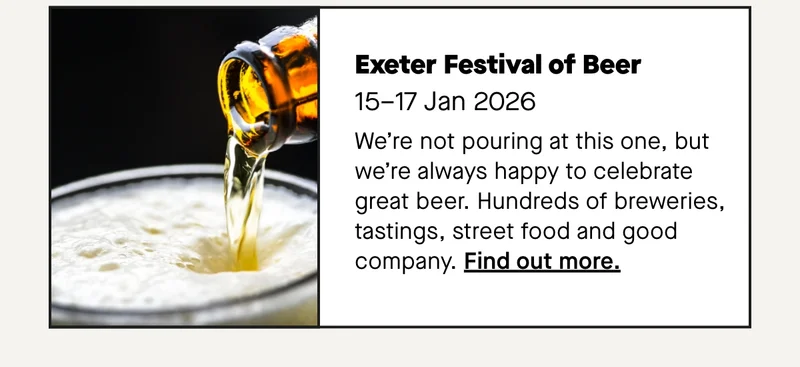 We’re not pouring at this one, but we’re always happy to celebrate great beer. Hundreds of breweries, tastings, street food and good company.