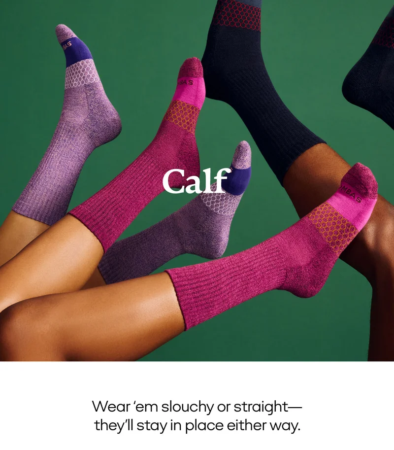 Calf | Wear 'em slouchy or straight-they'll stay in place either way.