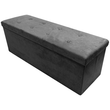 Sorbus Storage Bench Chest Ottoman w/Cover - Faux Suede Large