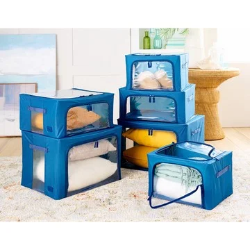 Periea Set of 6 Collapsible Assorted Size Storage Boxes