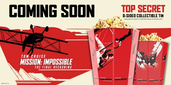 MISSION: IMPOSSIBLE | THE FINAL RECKONING | COMING SOON | TOP SECRET B-SIDED COLLECTIBLE TIN MISSION: IMPOSSIBLE | THE FINAL RECKONING | COMING SOON | TOP SECRET B-SIDED COLLECTIBLE TIN