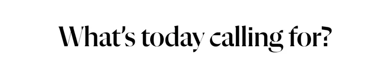 What's today calling for?